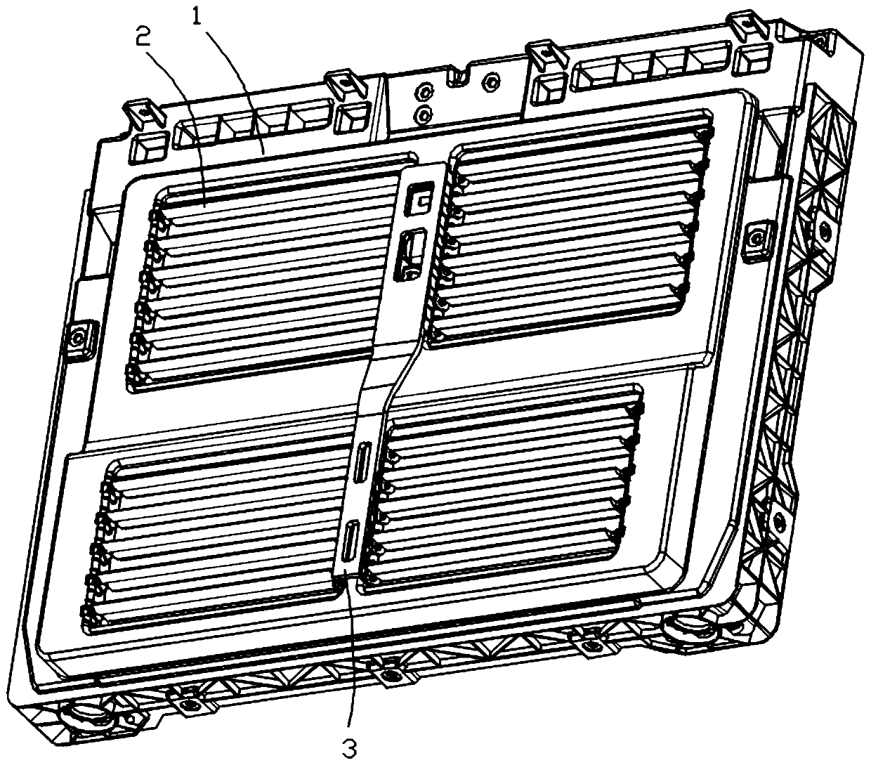 Integrated active air inlet grille front end frame