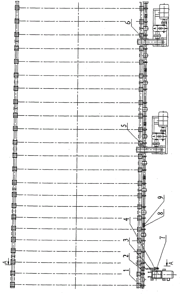 Method and apparatus for on-line replacement of annealing kiln drive system