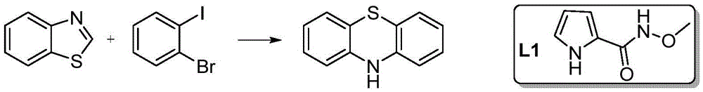 A method for synthesizing phenothiazine compounds