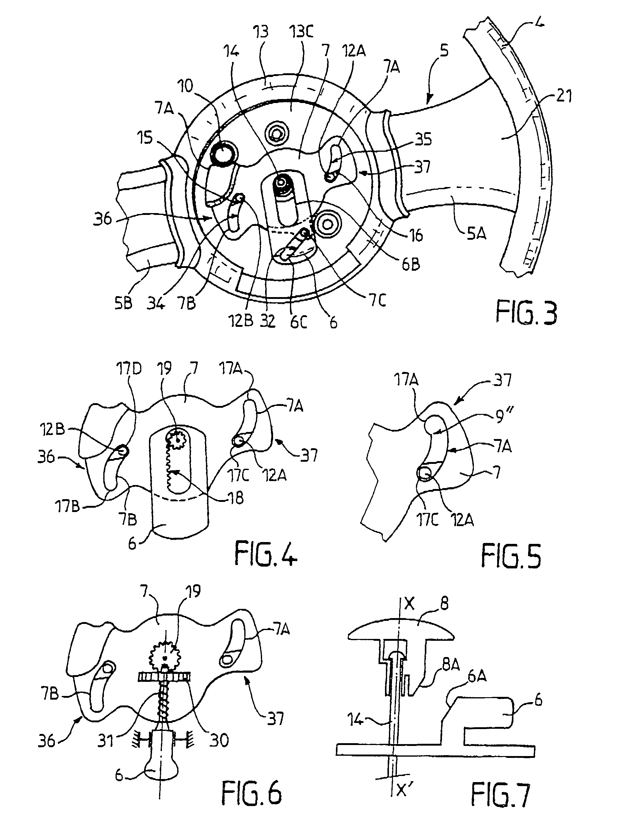 Food pressure-cooking device with a rotary locking/unlocking control device