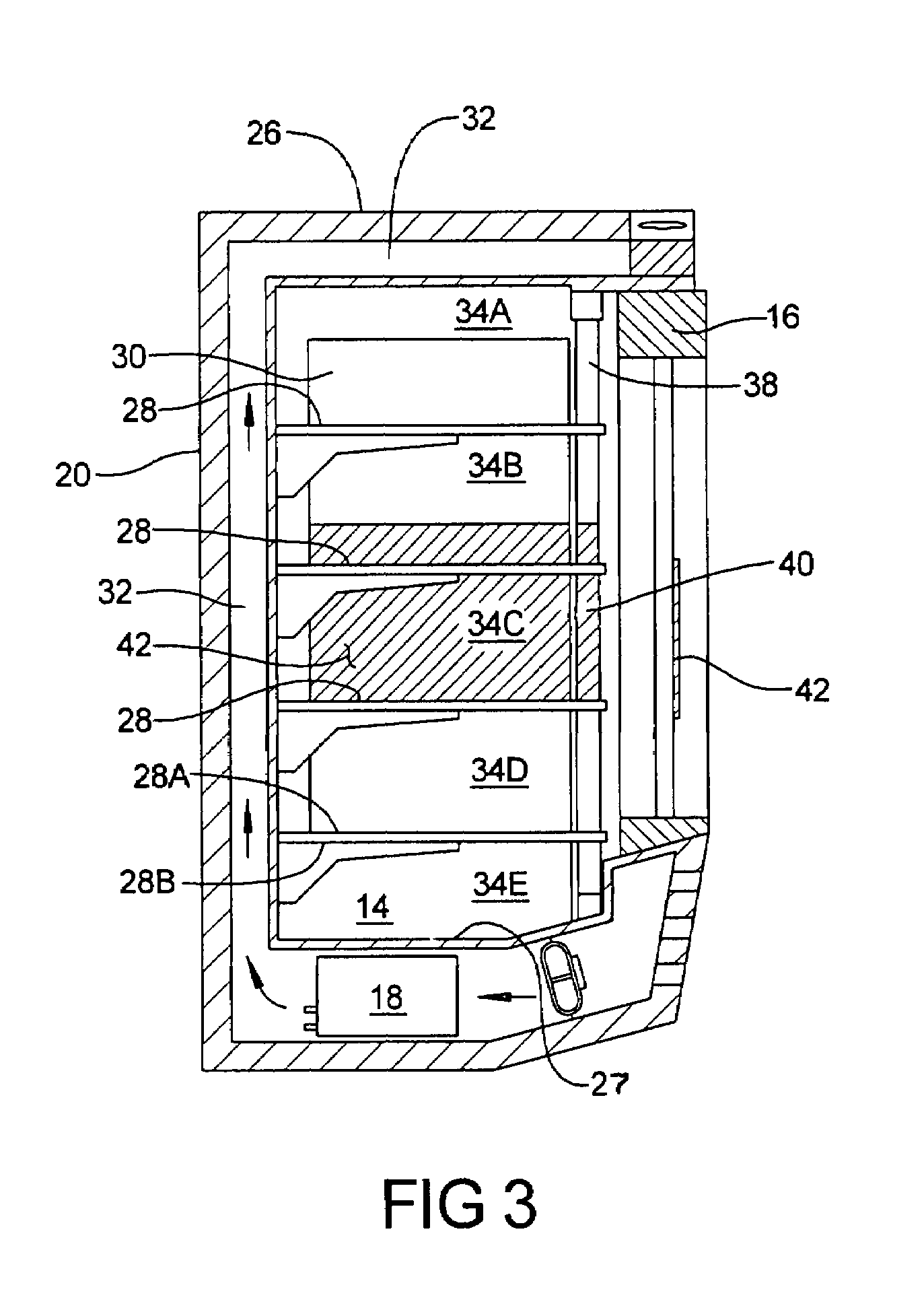 Refrigerated display merchandiser with light filter