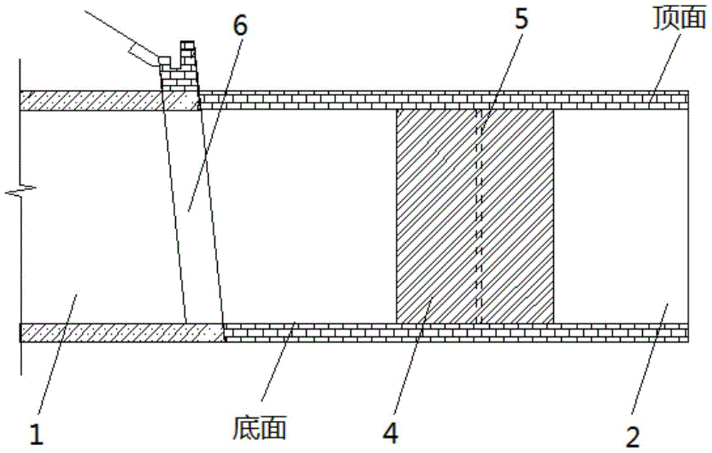 Partition-type buffer structure at the exit of railway tunnel