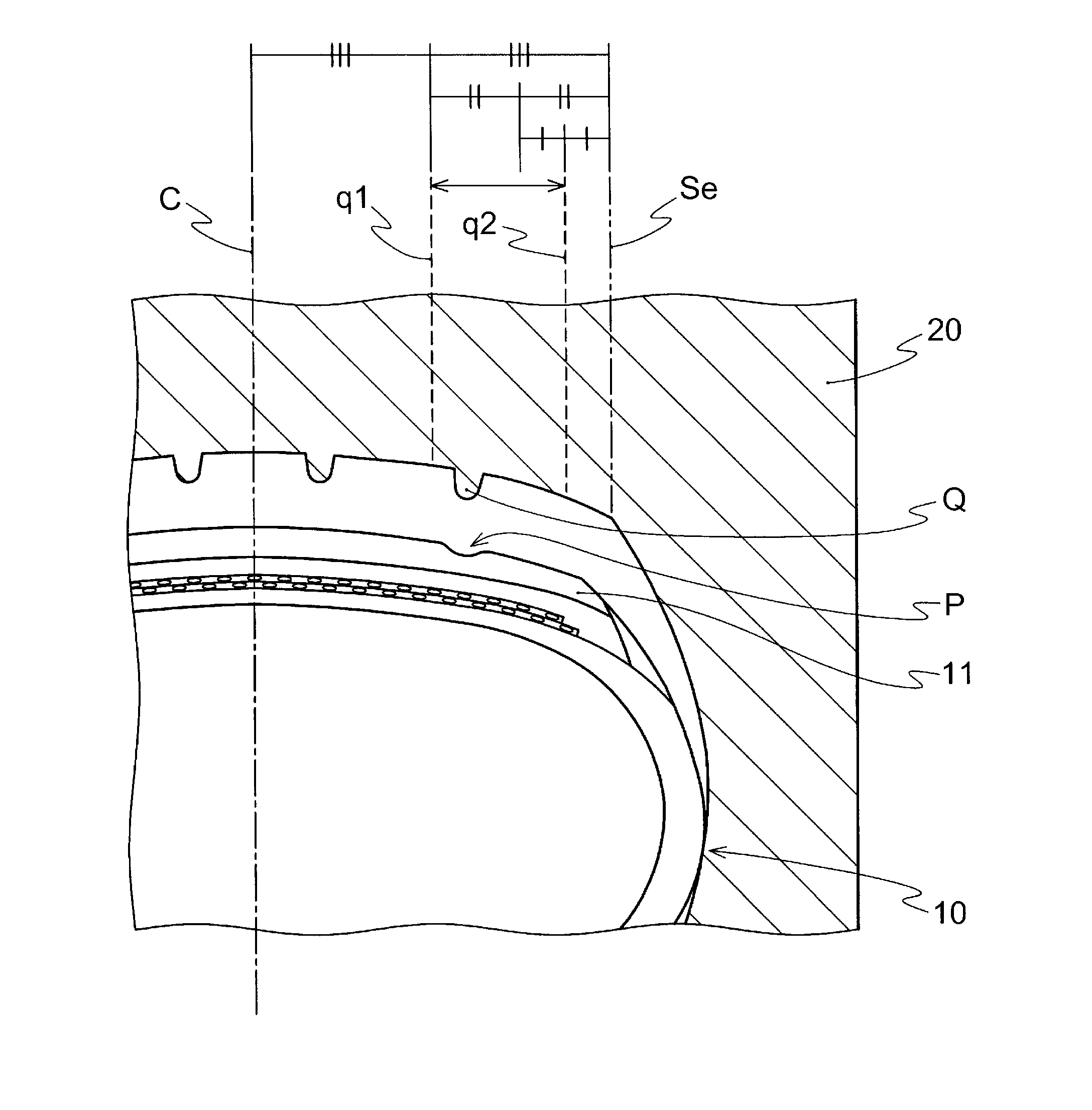 Production method of pneumatic tire and pneumatic tire