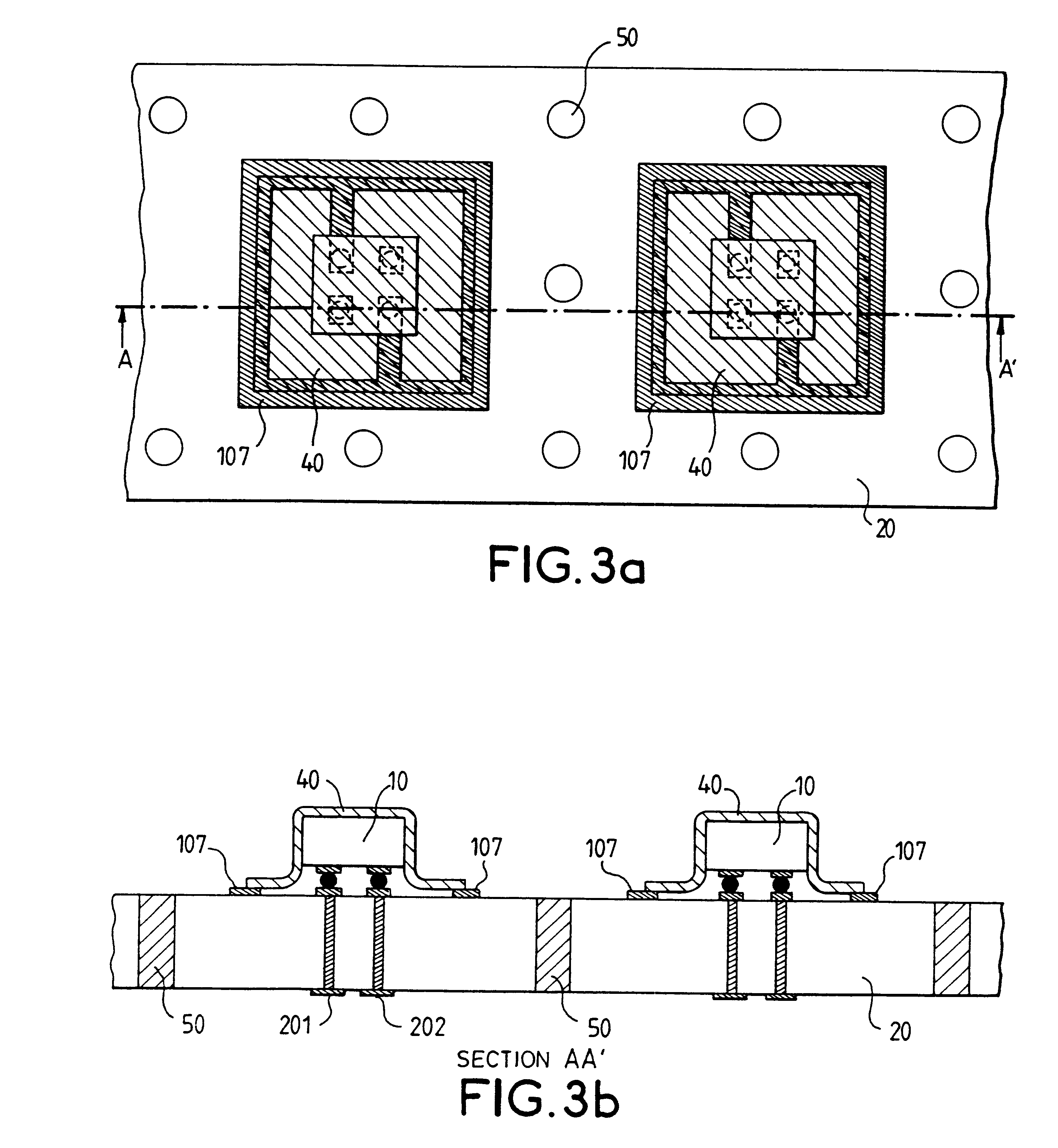Method for the packaging of electronic components