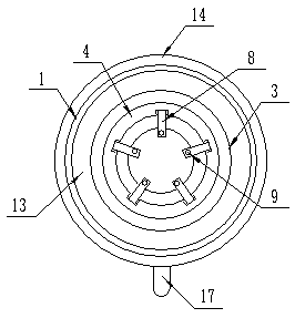 Lubricating oil bearing device facilitating bottle mouth collection