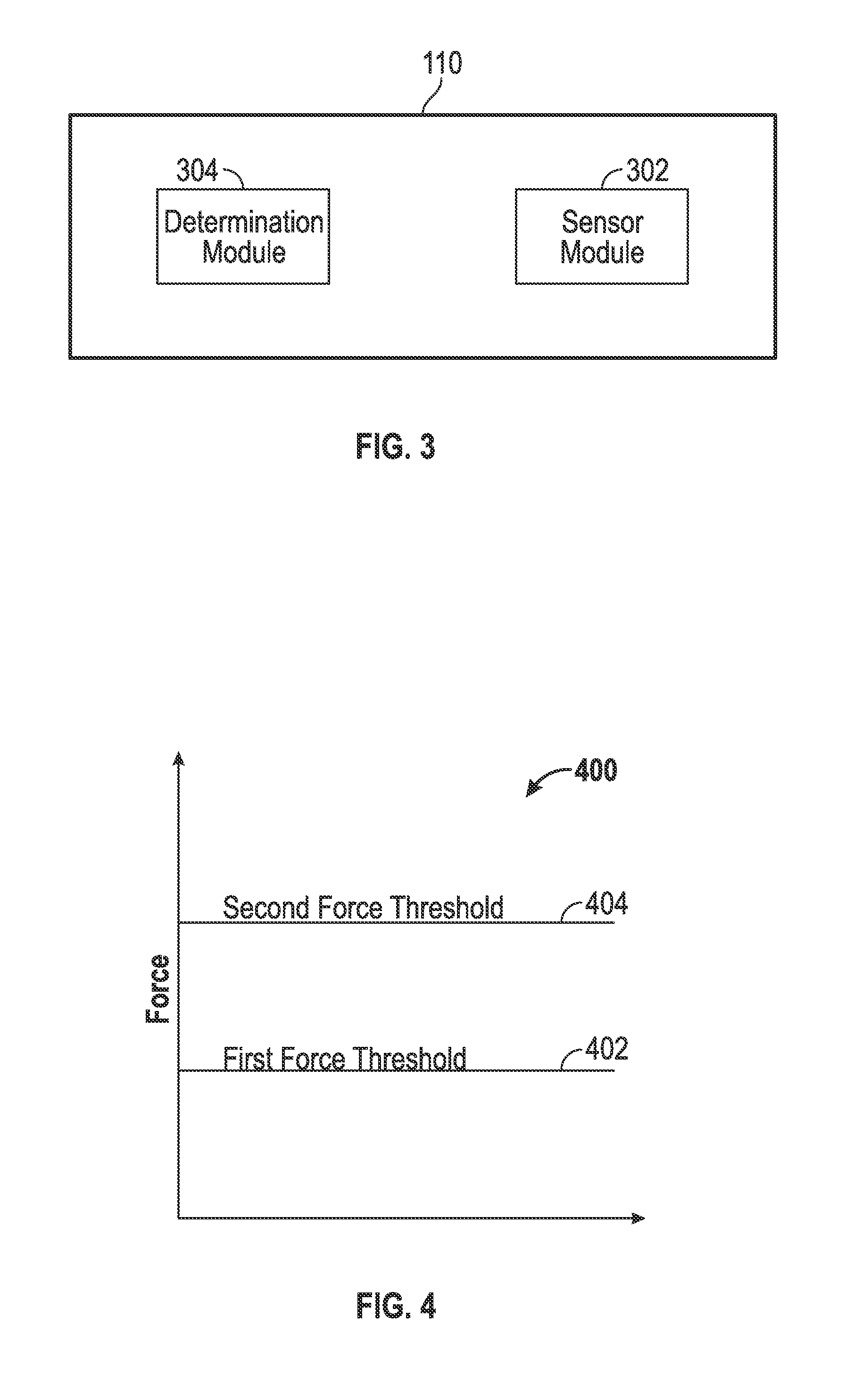 Device and method for emulating a touch screen using force information