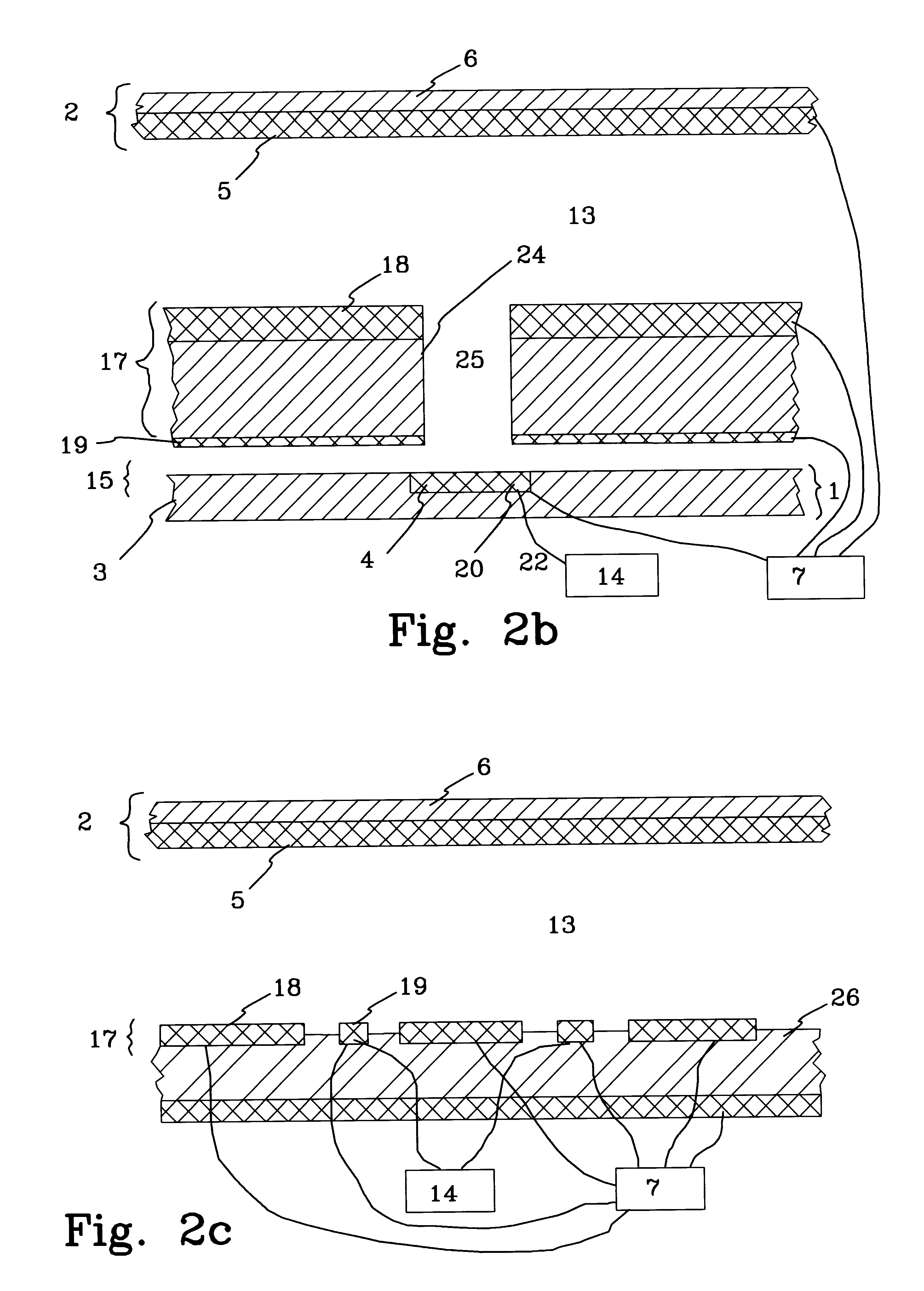 Radiation detector and an apparatus for use in planar beam radiography