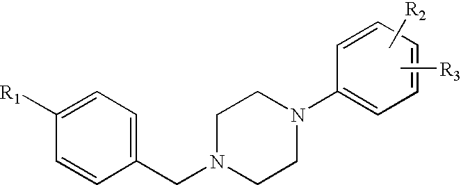 1-phenyl-4-benzylpiperazines dopamine receptor subtype specific ligands