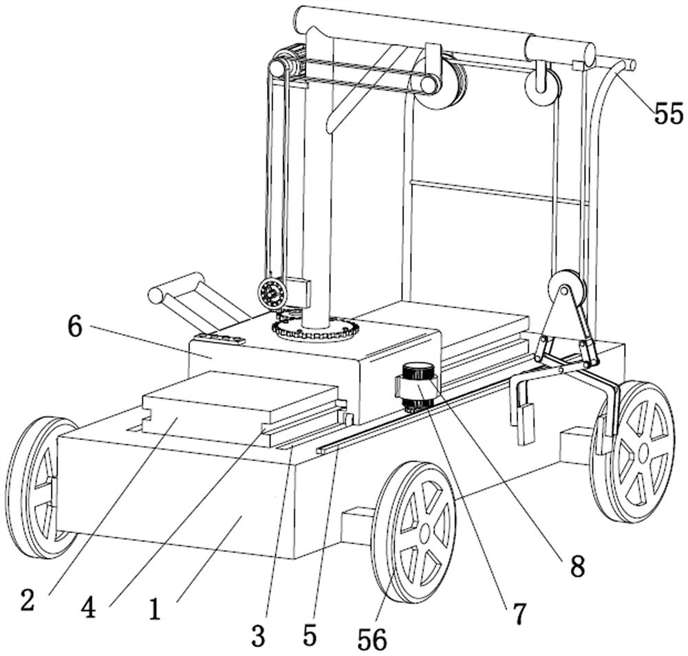 Kerb mounting trolley