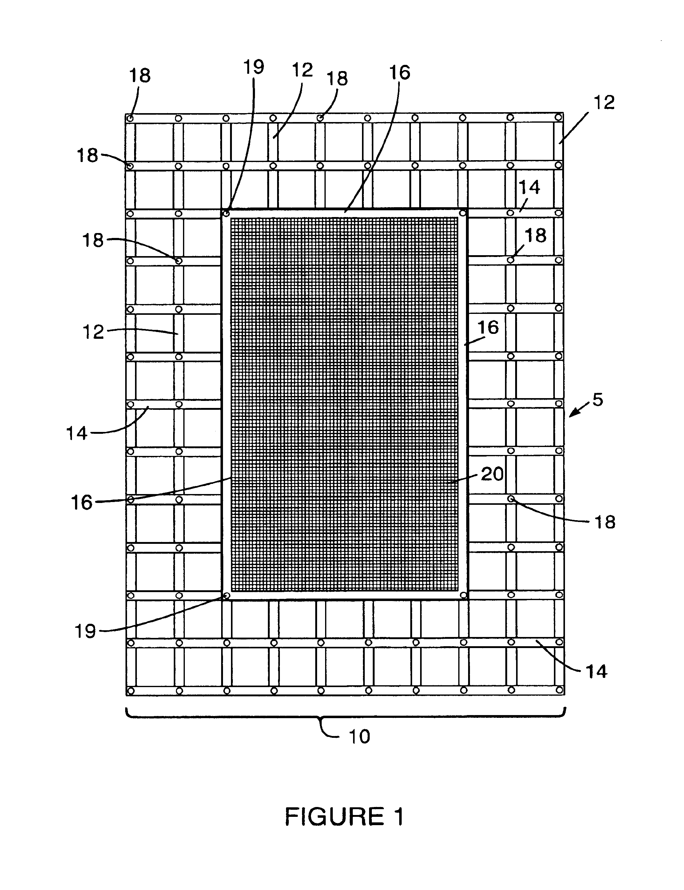 Cargo net/mesh tarp securing and sling device