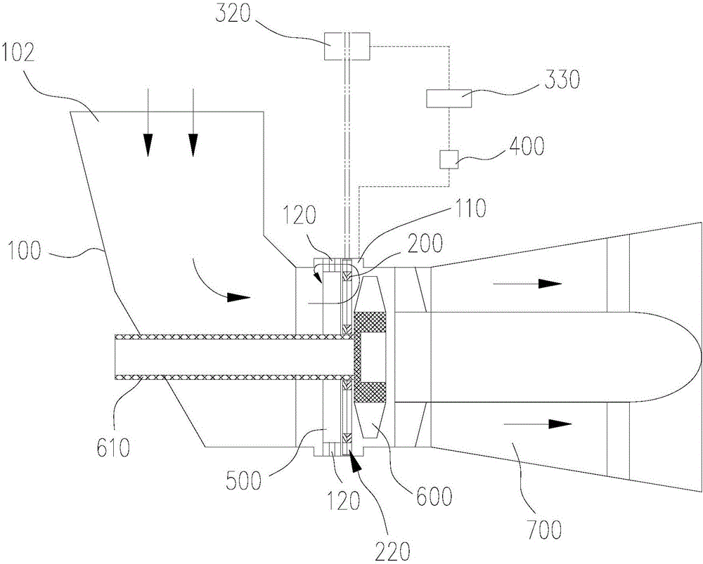 Anti-stall device of axial flow fan and control method of anti-stall device