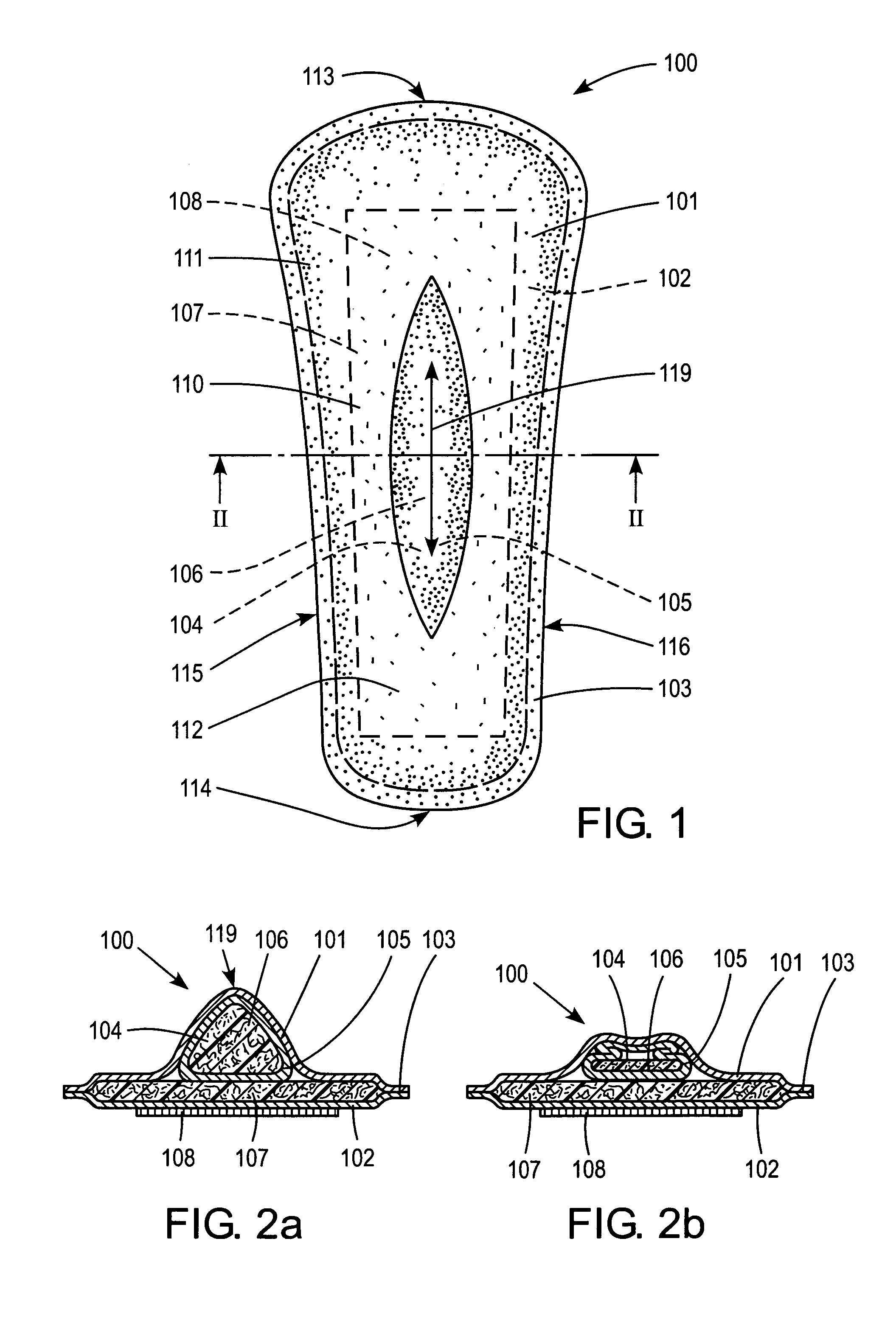 Absorbent article comprising a liquid-permeable material layer