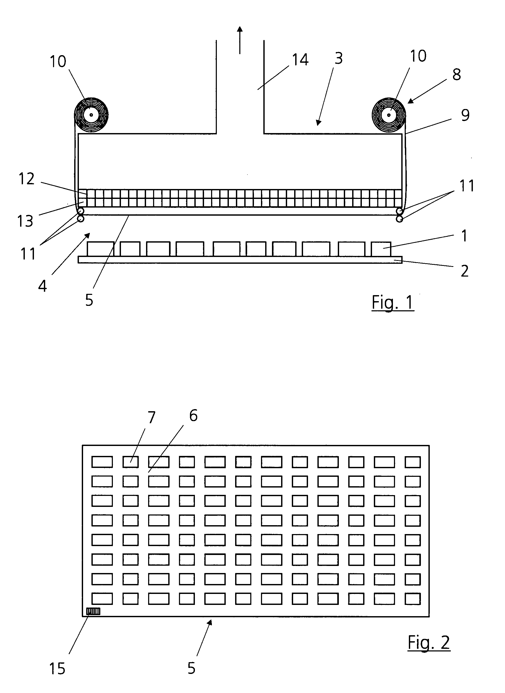 Device and Method For Lifting a Layer of Stones