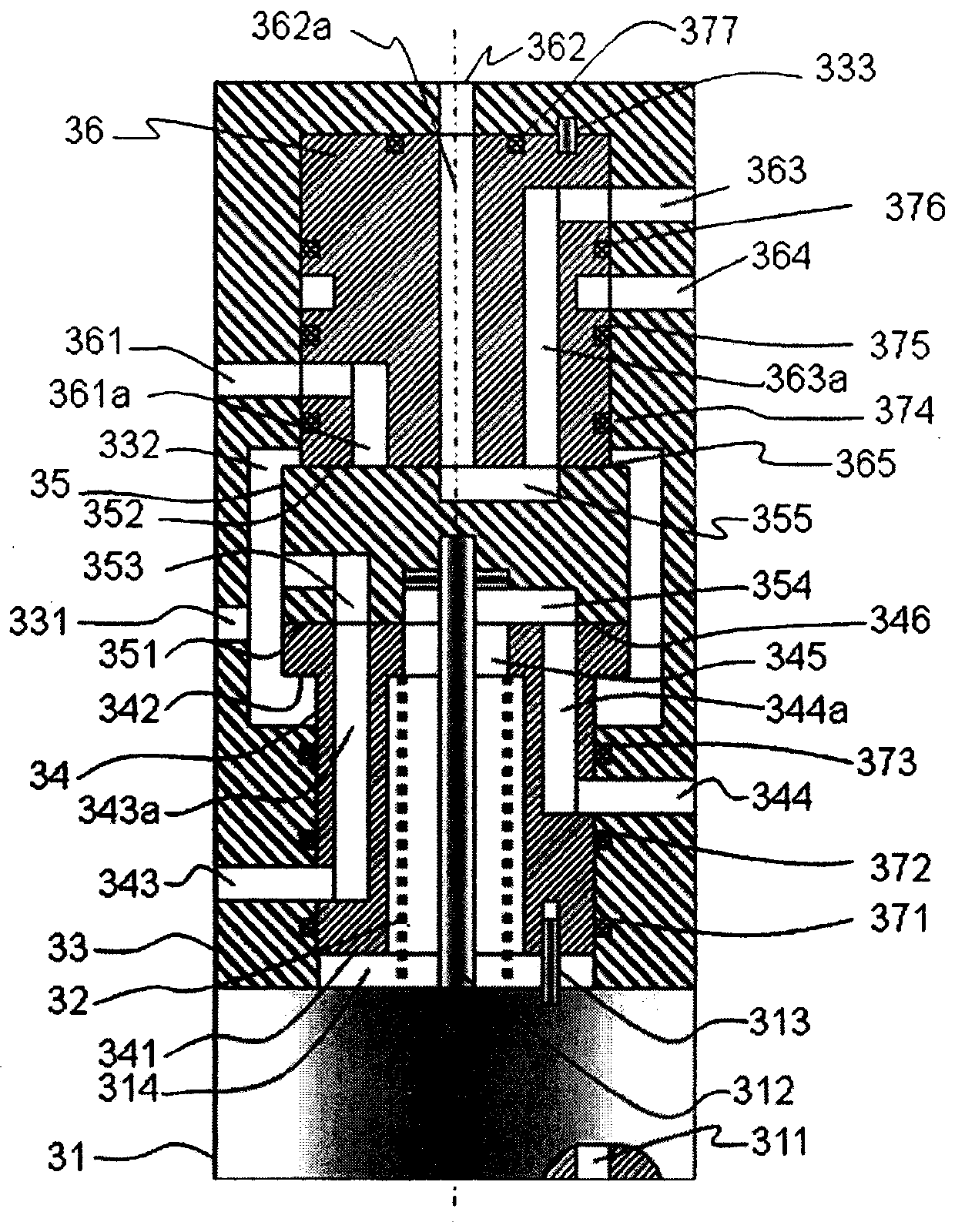 A pulse tube refrigerator