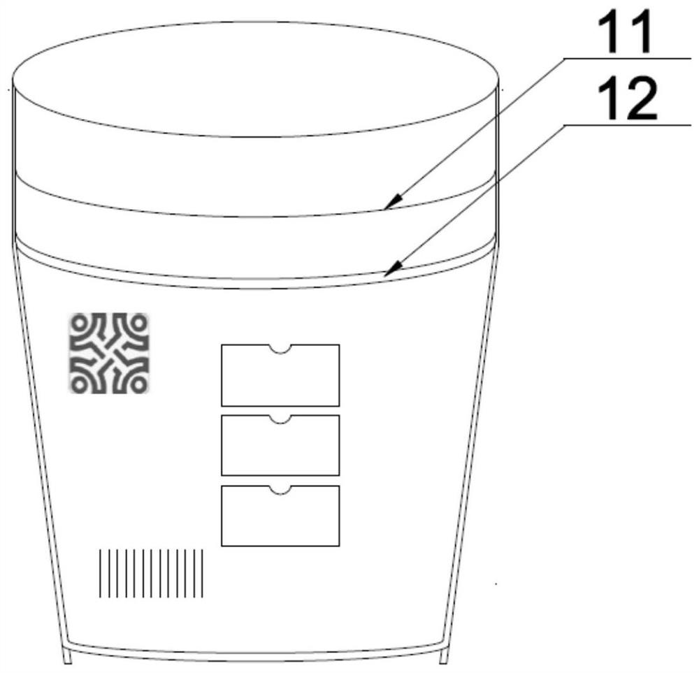 Environment-friendly soil sample bottle and using method thereof