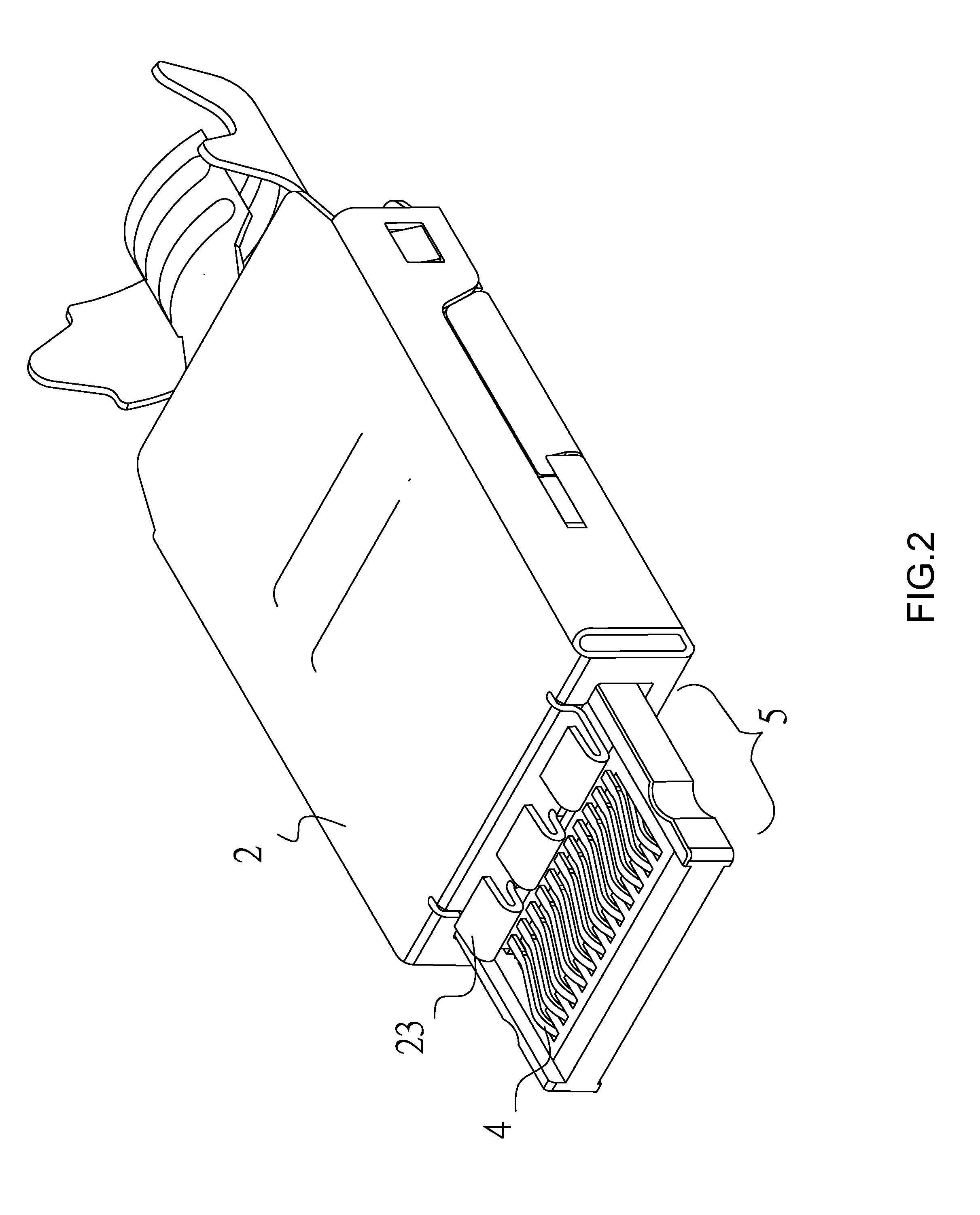 Electrical connector plug and conductive wire and assembly provided with the same