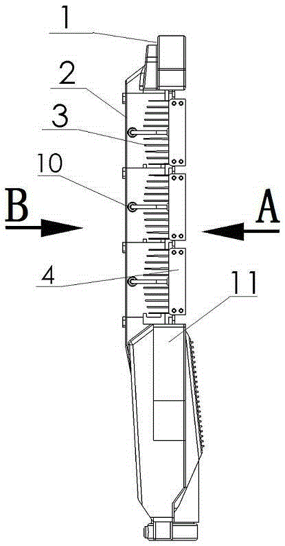 Combined led street light