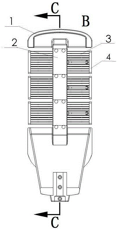 Combined led street light