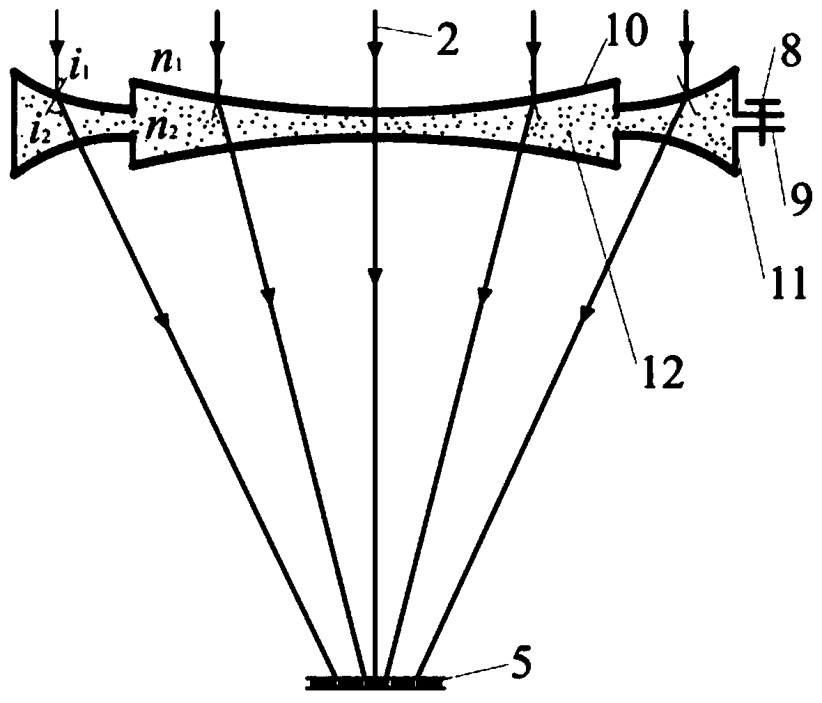 Underwater inflatable flexible solar concentrator and its photovoltaic power generation system