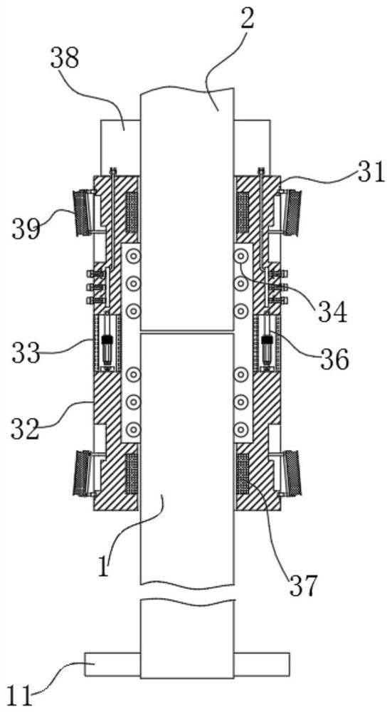 Rapid piling equipment for building engineering construction