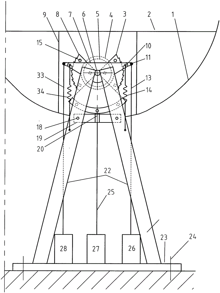 Sun tracing mechanism with reflecting mirror positioned by curved rack