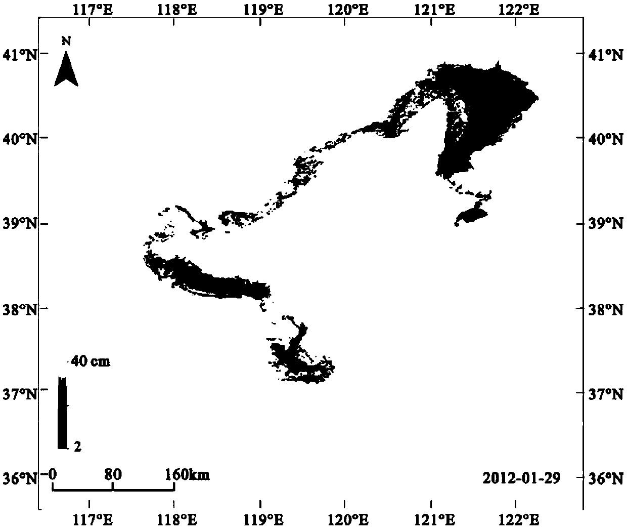 Method for estimating annual sea ice thickness by using optical remote sensing images