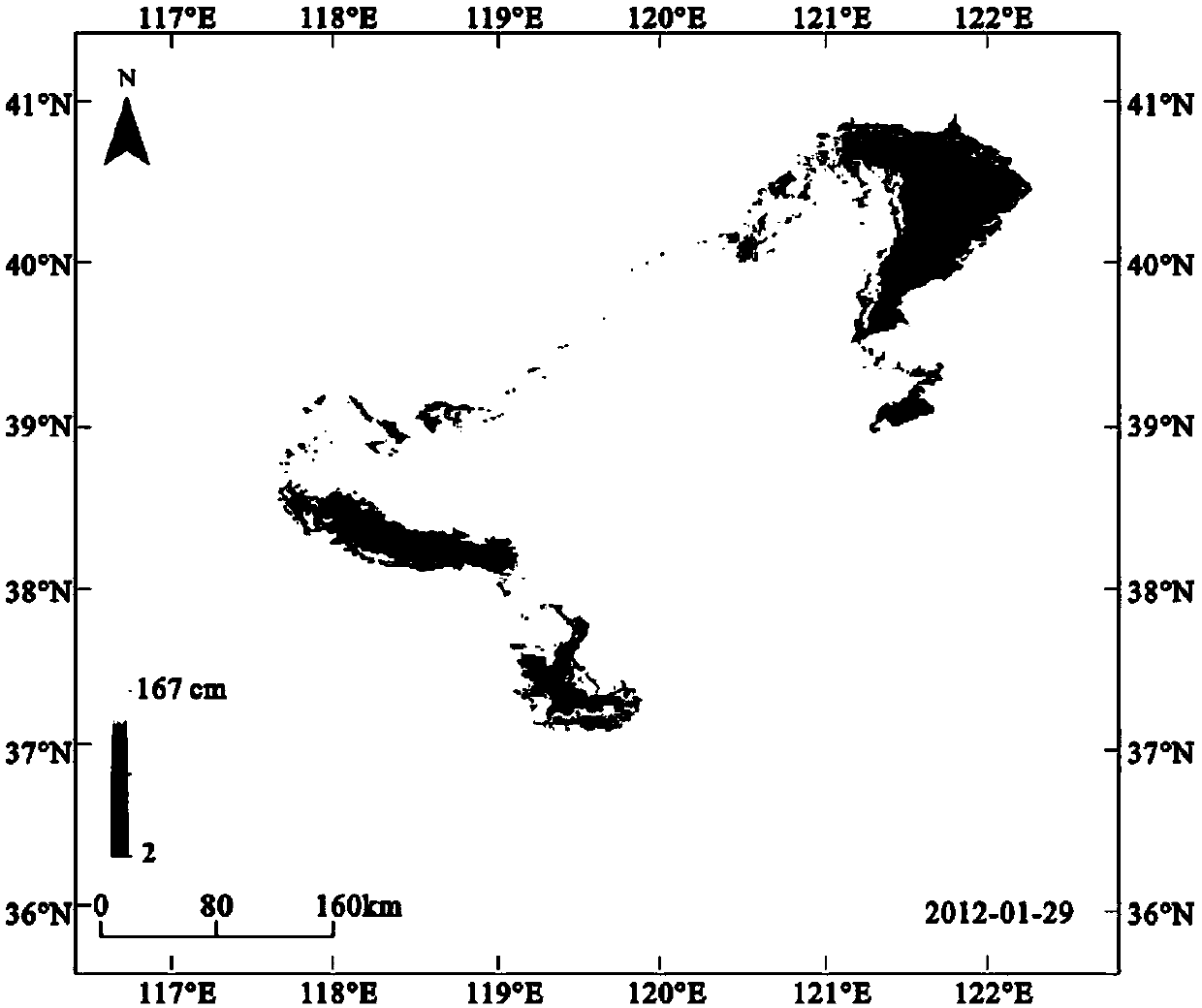 Method for estimating annual sea ice thickness by using optical remote sensing images