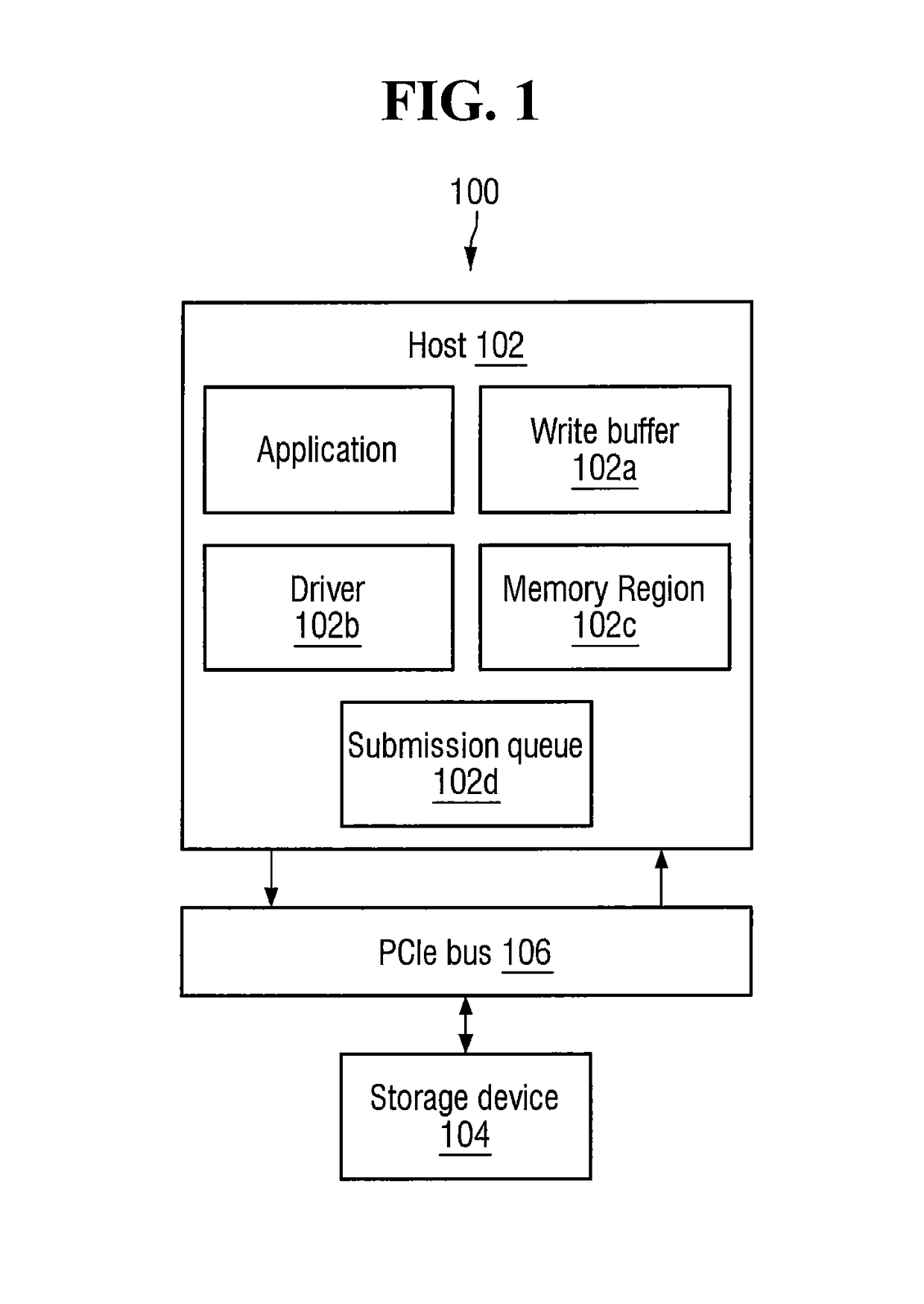 Method of achieving low write latency in a data storage system