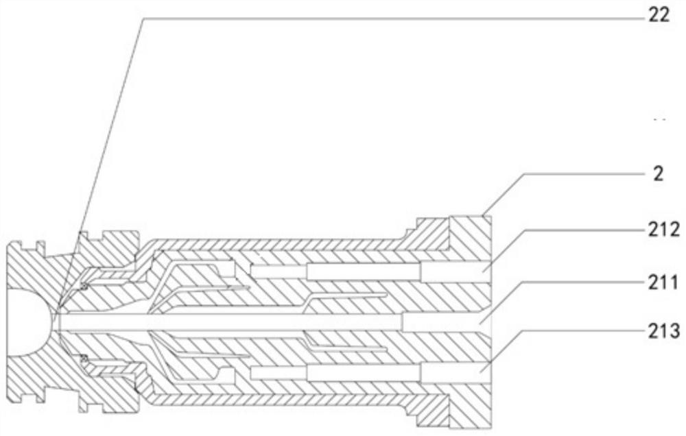 Multicolor packaging bottle cap forming device and process thereof