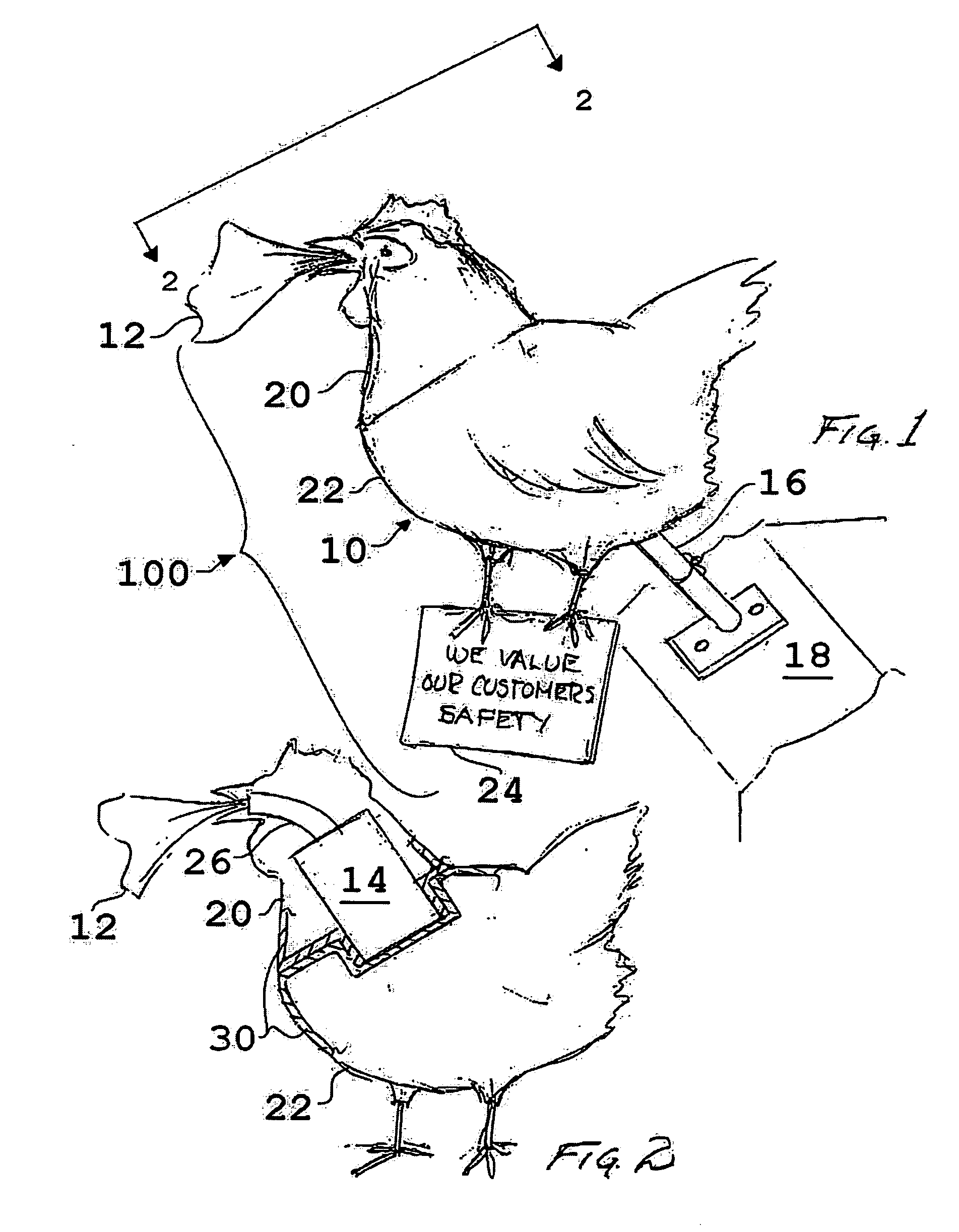 Devices for safe handling of food and methods therefor