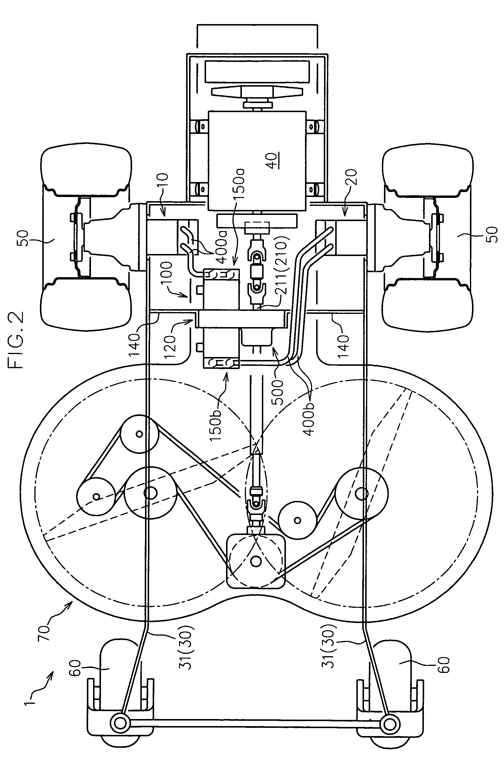 Pump system and axle-driving system