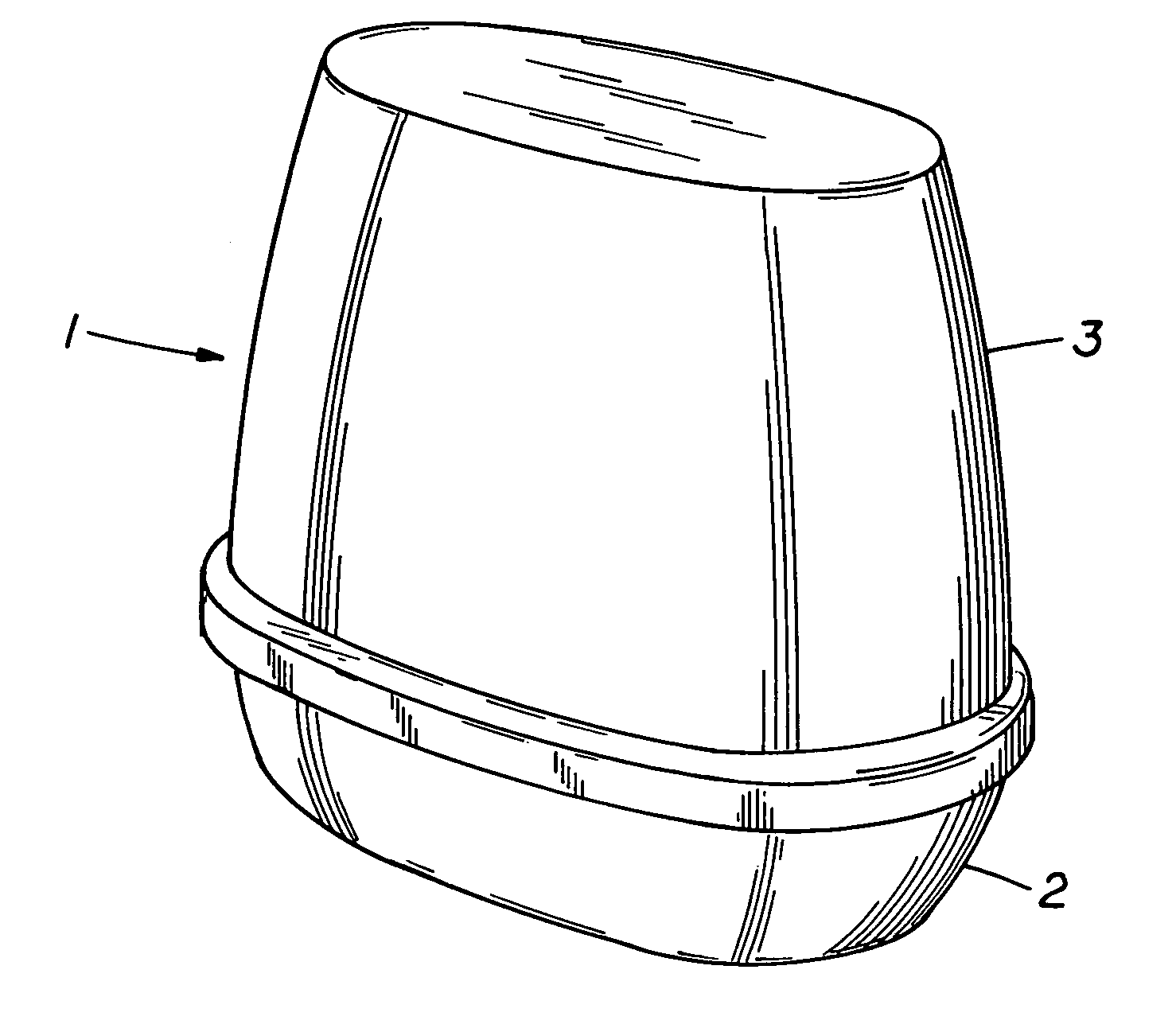 Semi-enclosed gel delivery device