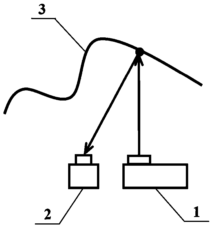 Binary grating image projection reflection suppression method based on high-frequency pattern interference