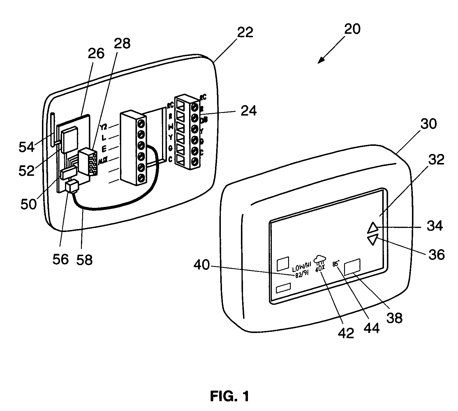 Thermostat capable of displaying received information