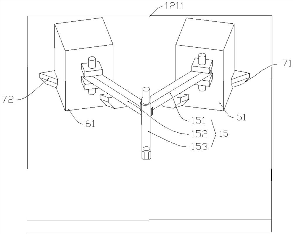 Switch cabinet instrument door secondary line automatic branching device and method