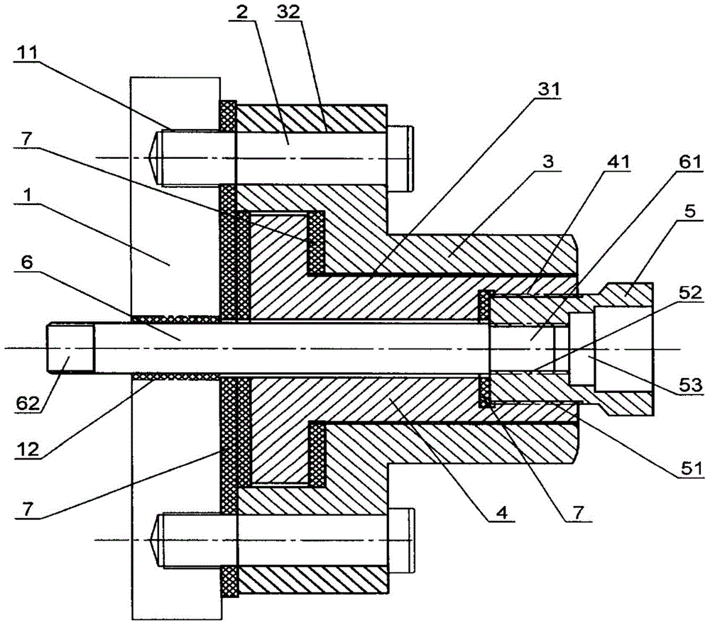 Strong electric hermetic insulation through wall device