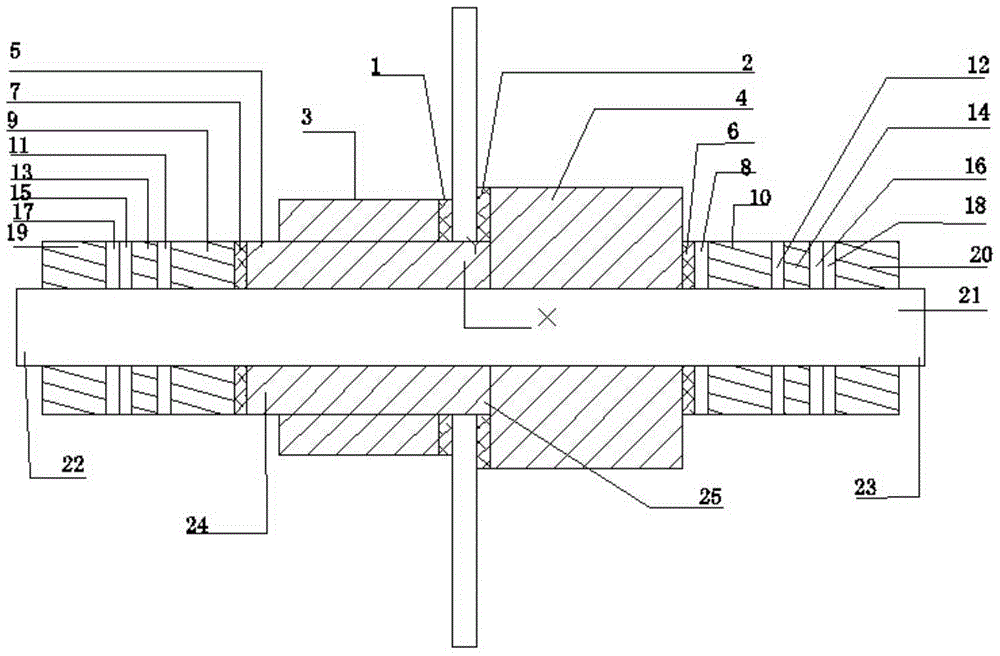 Strong electric hermetic insulation through wall device