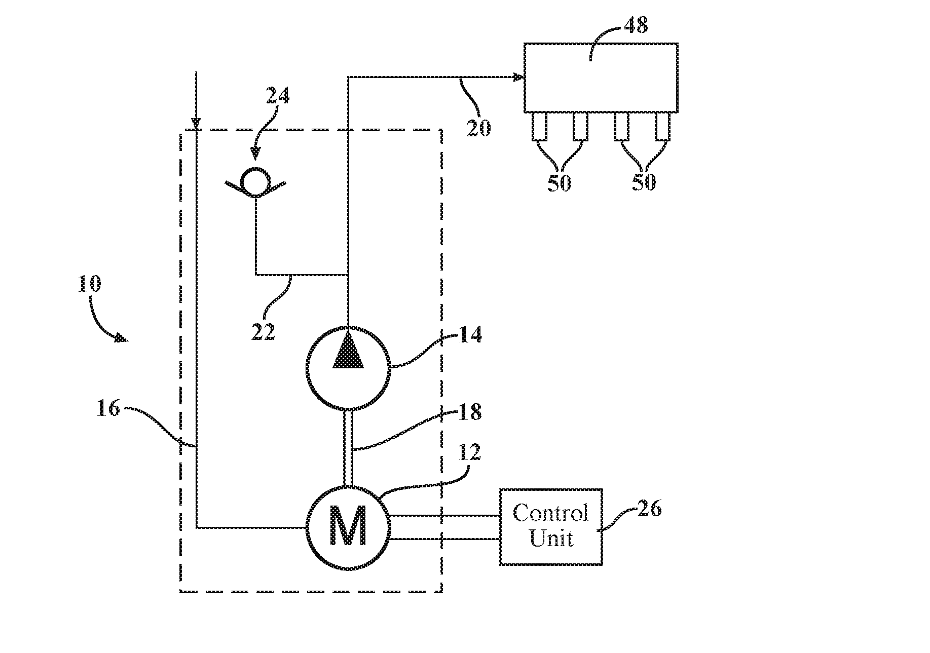 Pressure control by phase current and initial adjustment at car line