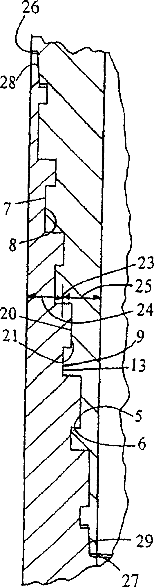 Wedgethread pipe connection