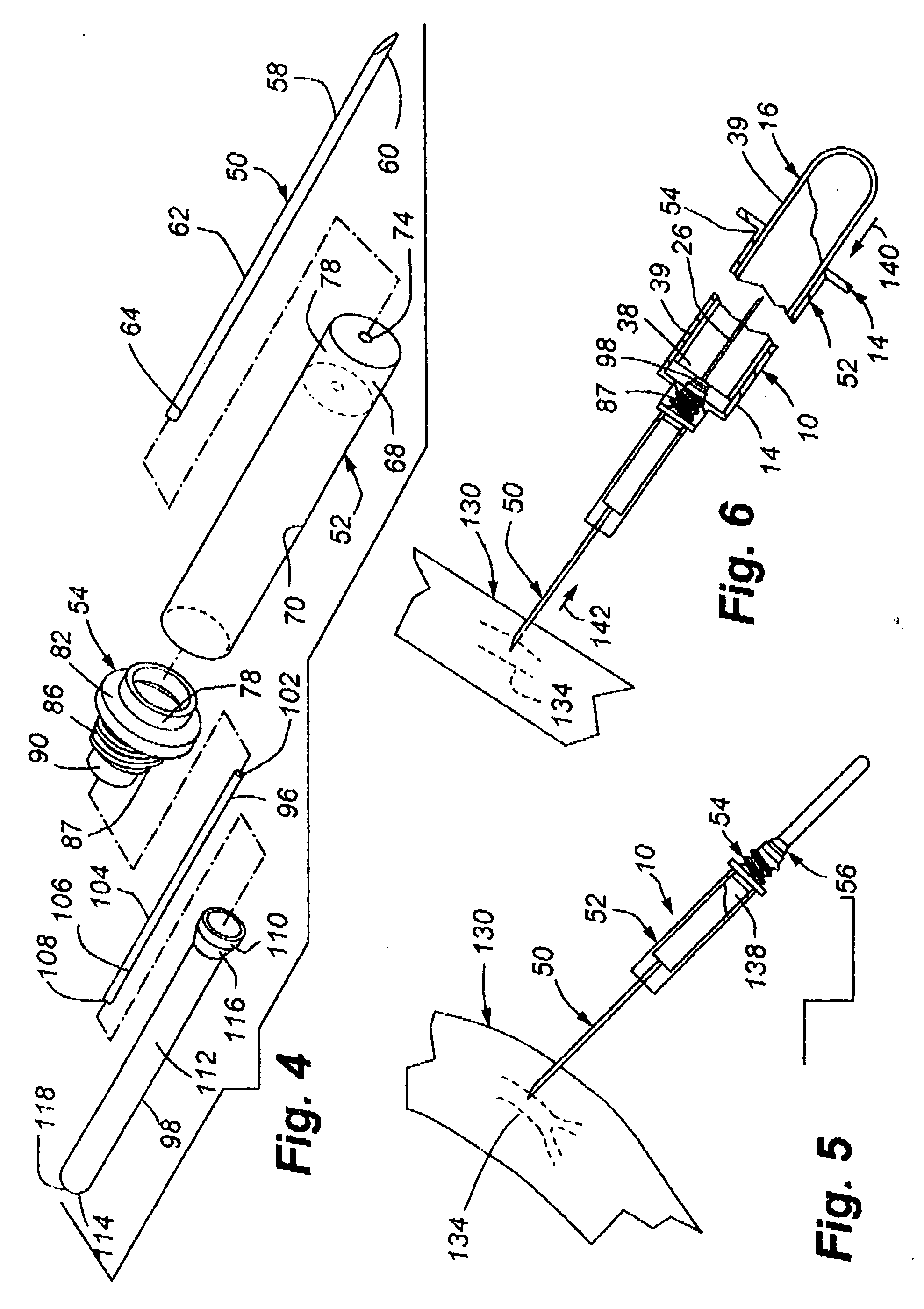 Fluid detection needle assembly