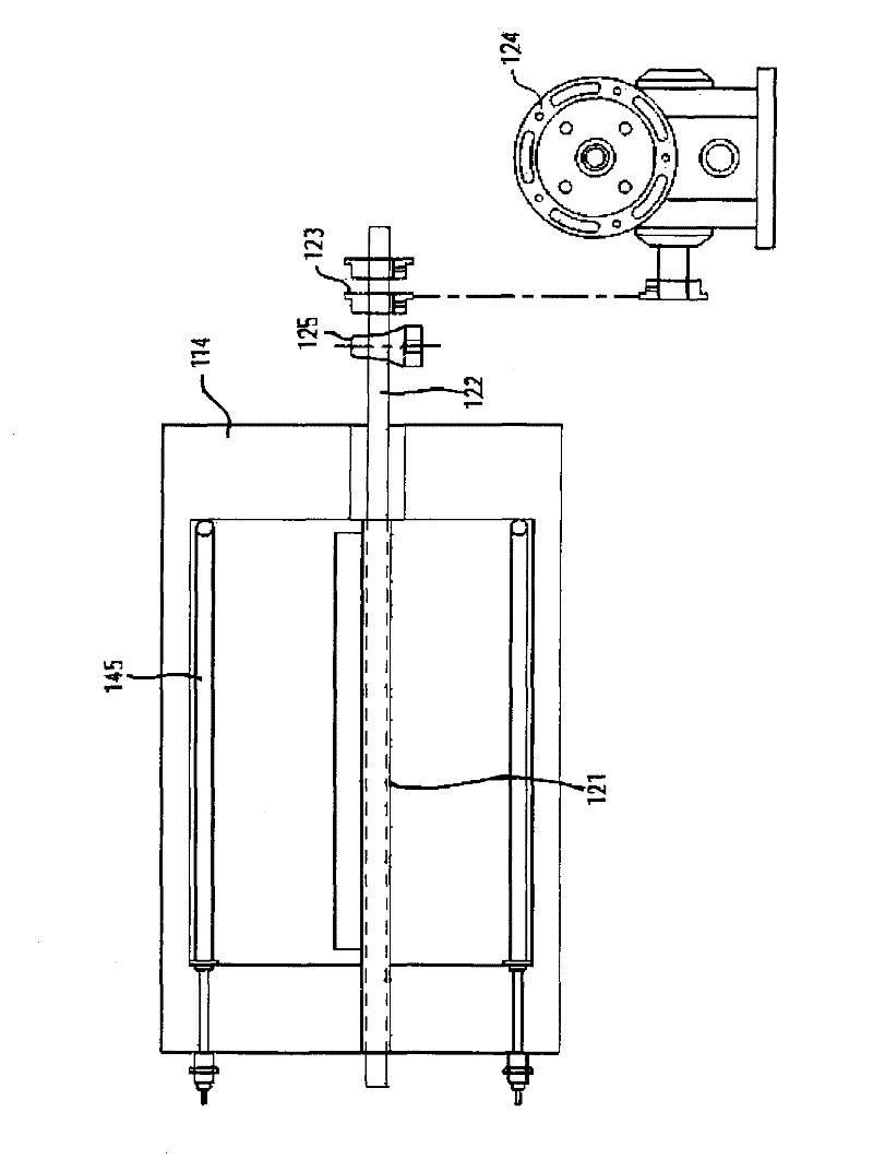 Film forming device with detachable gas inlet and outlet structure