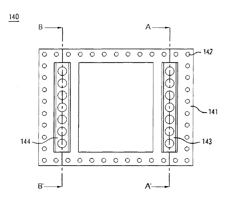 Film forming device with detachable gas inlet and outlet structure