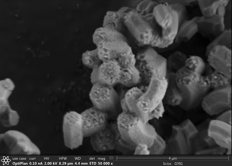 A method for synthesizing high-purity hexagonal columnar silica nanoporous material