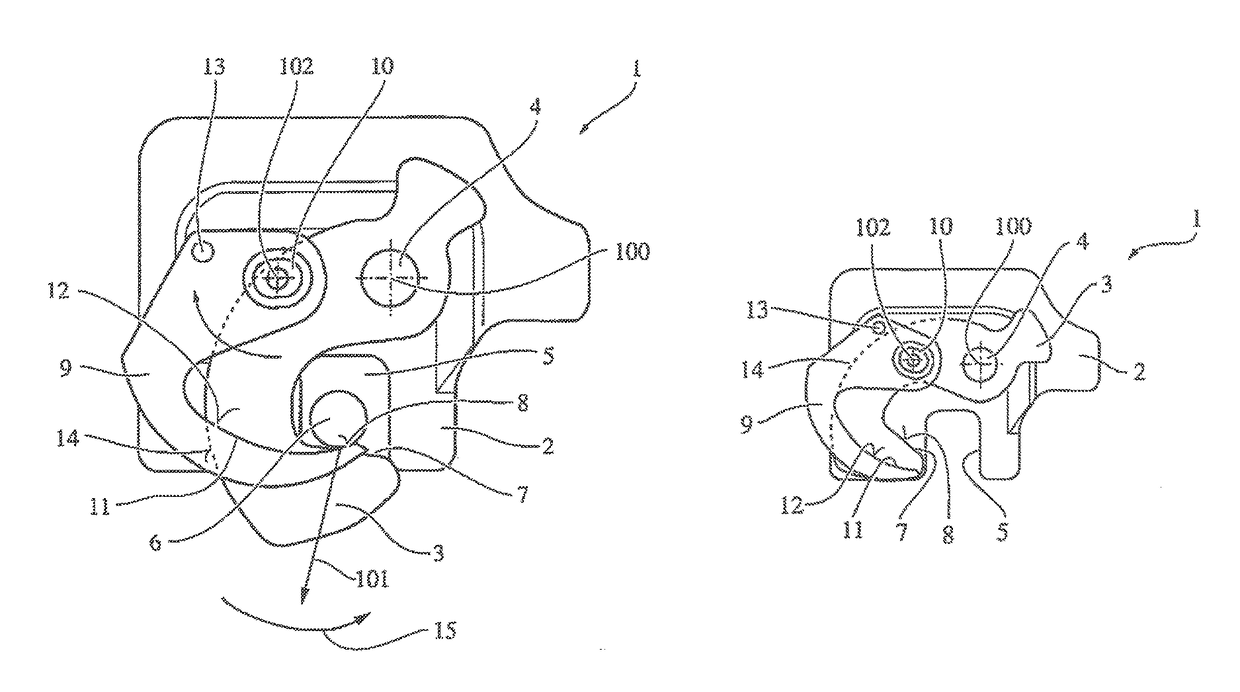 Locking device and a vehicle seat