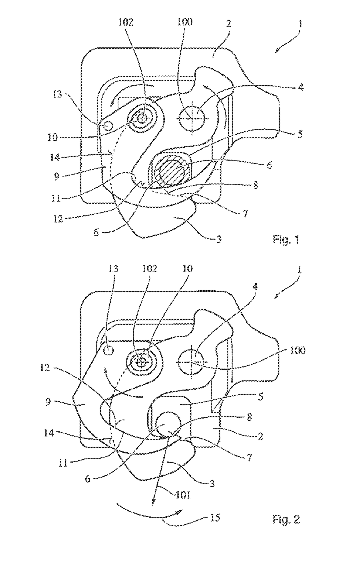 Locking device and a vehicle seat