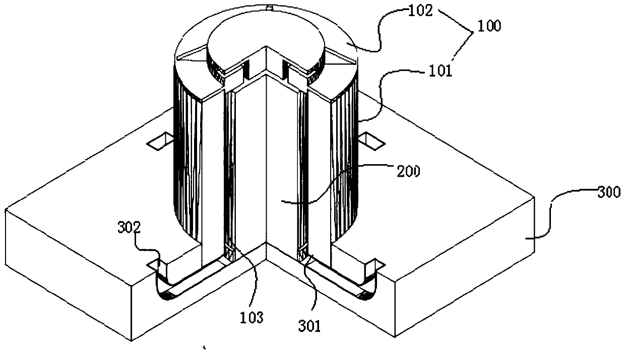 Spent fuel dry storage vertical storage module