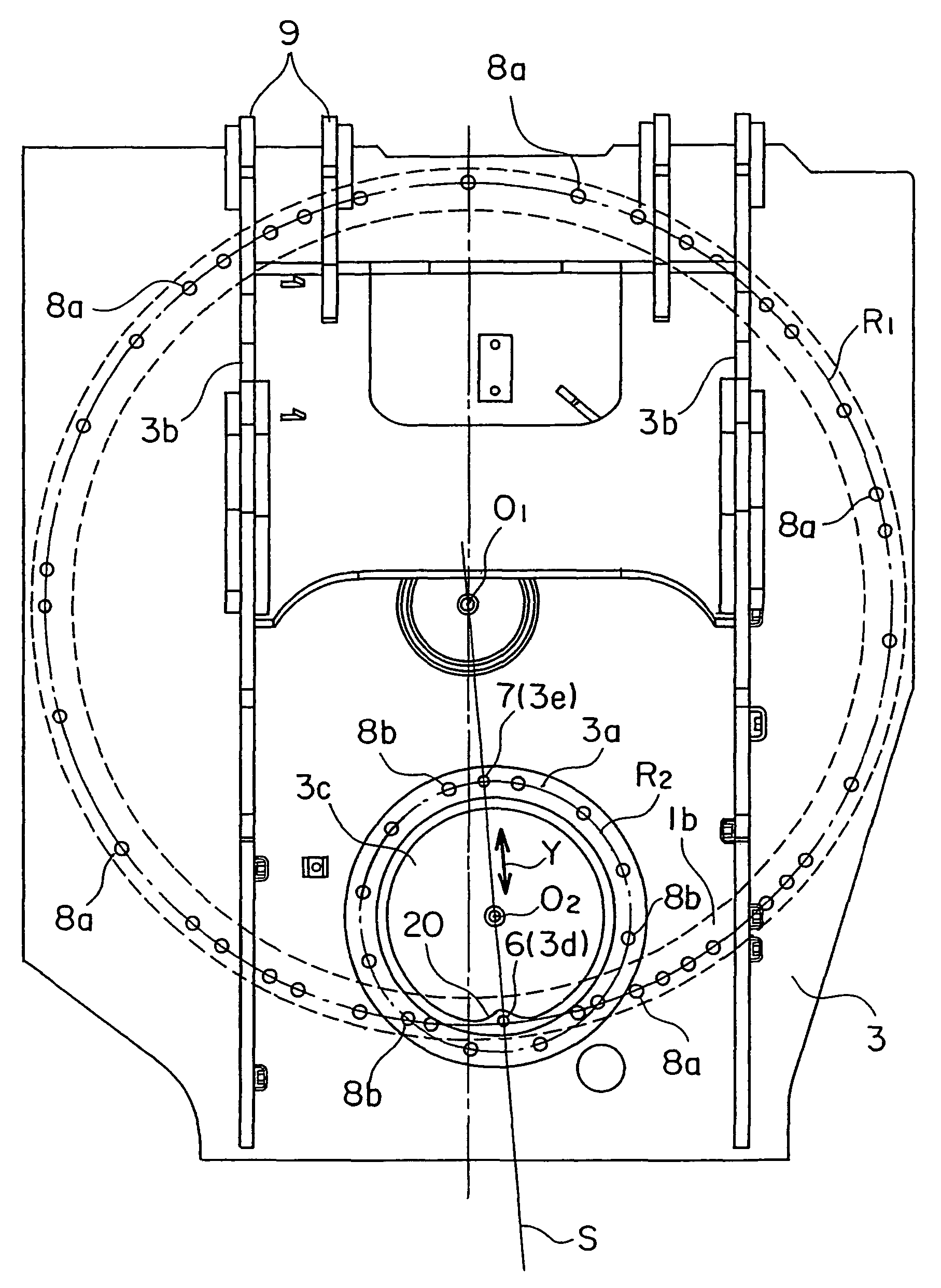 Rotation mechanism for construction machine and method of measuring backlash in the mechanism