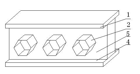 Web beam, preparation method thereof, and overhead structure used for CSI dwelling house and formed by web beam