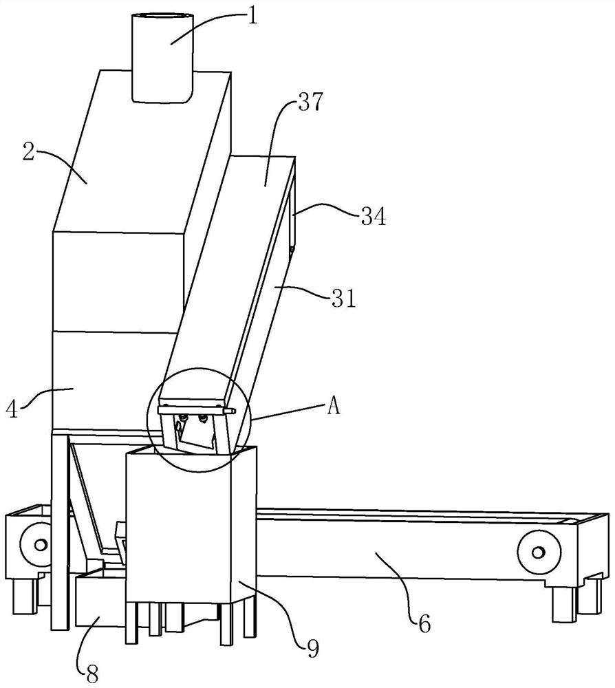 A limestone screening device