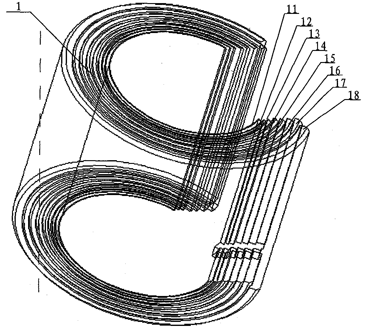 Sleeve coil spring for damper and manufacturing method thereof